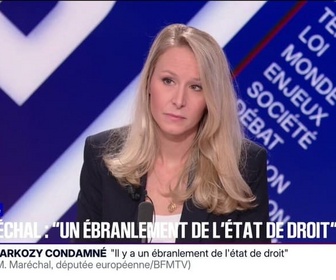 Replay BFM Politique - Condamnation de Nicolas Sarkozy: Il y a quelque chose qui ne va pas dans l'échelle des peines, déplore Marion Maréchal