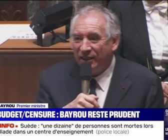 Replay BFM Story - Story 4 : Budget/ Censure, François Bayrou reste prudent - 04/02