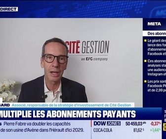Replay BFM Bourse - USA Today : Meta multiplie les abonnements payants, par John Plassard - 28/05