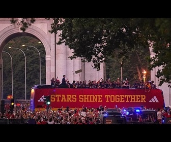 Replay Coupe du monde : un million de personnes accueillent les joueurs espagnols à leur retour à Madrid