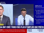 Replay BFM Bourse - L'éco du monde : Les États-Unis ont créé trois fois plus d'emplois que prévu - 04/09