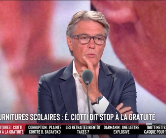Replay Les Grandes Gueules - Fournitures scolaires : Éric Ciotti dit stop à la gratuité