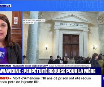 Replay Le Live BFM - Amandine : perpétuité requise pour la mère - 24/01