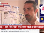 Replay BFM Première - Canicule: au moins 845 écoles et collèges fermés ce lundi