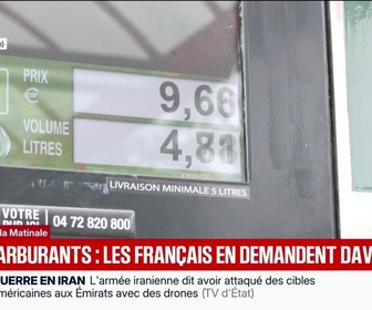 Replay BFM Première - Hausse du prix de l'essence: certains Français demandent davantage d'aides