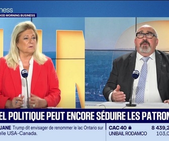 Replay Good Morning Business - Emmanuel Lechypre face à Hedwige Chevrillon : REF, quel politique peut encore séduire les patrons ? - 26/08