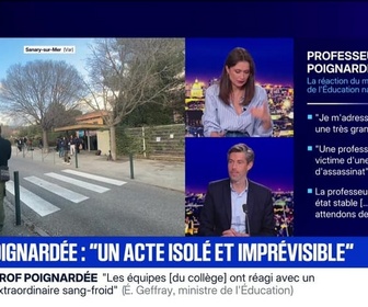 Replay BFM Grand Soir - Prof poignardée : un acte isolé et imprévisible - 03/02