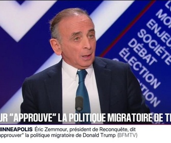 Replay BFM Politique - Il faudra être impitoyable contre l'immigration illégale et légale, affirme Éric Zemmour, président de Reconquête!