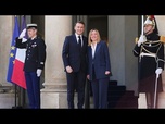 Replay Giorgia Meloni reçoit Emmanuel Macron à Rome : l'Ukraine au cœur des discussions