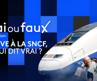 Replay Vrai ou faux, l'émission - Grève à la SNCF, qui dit vrai ?