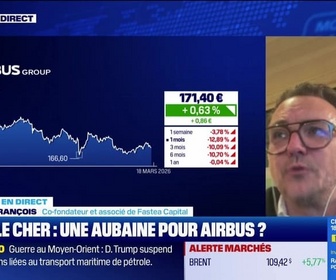 Replay BFM Bourse - Airbus pourrait-il profiter d'un pétrole plus cher ? - 18/03