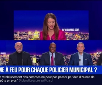 Replay BFM Grand Soir - Une arme à feu pour chaque policier municipal ? - 16/11