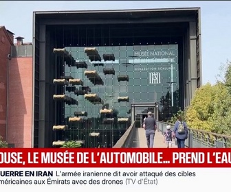 Replay BFM Première - Le musée de l'automobile de Mulhouse lance un appel aux dons pour restaurer sa toiture