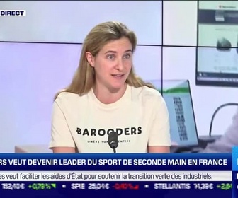 Replay Good Morning Business - Edwige Michau (Barooders) : Barooders lance son application pour sa plateforme de produits d'occasion de sport - 01/02
