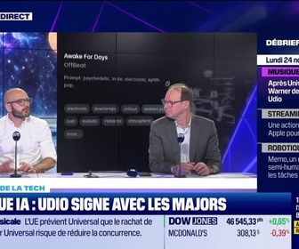 Replay Tech & Co, la quotidienne - Musique IA : Udio signe avec les majors - 24/11