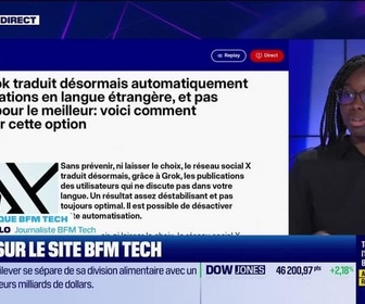 Replay Tech & Co, la quotidienne - À lire sur le site Tech&Co : Sur X, Grok traduit désormais automatiquement les publications en langue étrangère, et pas toujours pour le meilleur, par Kesso Diallo - 31/03