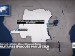 Replay Journal de l'Afrique - RD Congo : plus de 1300 policiers et militaires bloqués à Goma évacués vers Kinshasa par le CICR