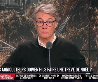 Replay Les Grandes Gueules - Blocages : les agriculteurs doivent-ils faire une trêve de Noël ?