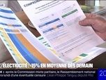 Replay 20H BFM - Tarifs de l'électricité: une baisse de 15% en moyenne pour plus de 24 millions de foyers