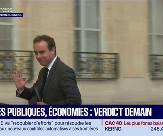 Replay Good Morning Business - Budget : les économies s'annoncent plus dures