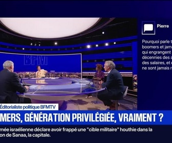Replay BFM Grand Soir - Les boomers, génération privilégiée, vraiment ? - 28/08