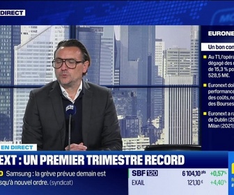 Replay BFM Bourse - Euronext en tête du Cac, boosté par ses résultats - 20/05