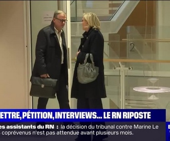 Replay BFM Story Week-end - Story 4 : Lettre, pétition, interviews... Le RN riposte - 16/11