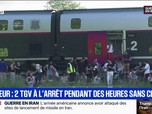 Replay BFM Première - Vague de chaleur: deux TGV bloqués sur les voies pendant des heures sans climatisation