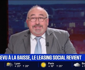 Replay BFM Première - BFM Conso : Auto, revu à la baisse, le leasing social revient - 27/08